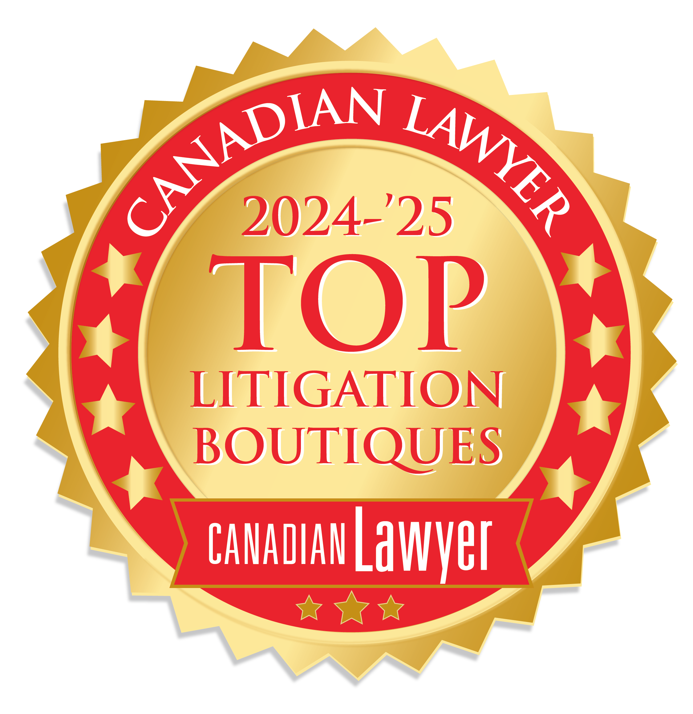 The Top Litigation Law Firms in Canada, Boutique